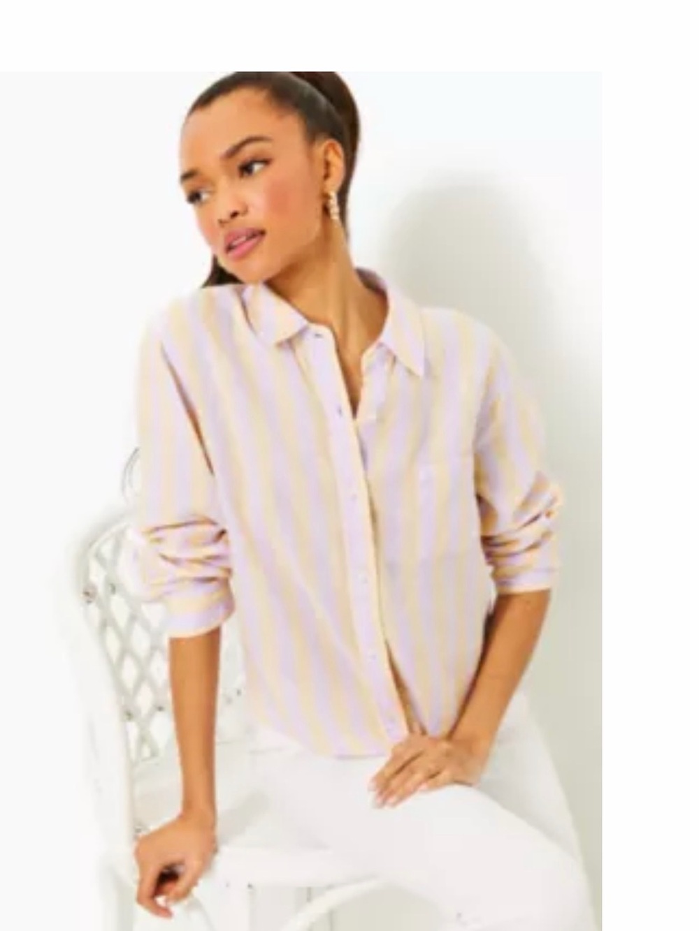 Lilly Pulitzer  Coralynn button down